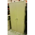 Cole 2 Door storage metal cabinet tan